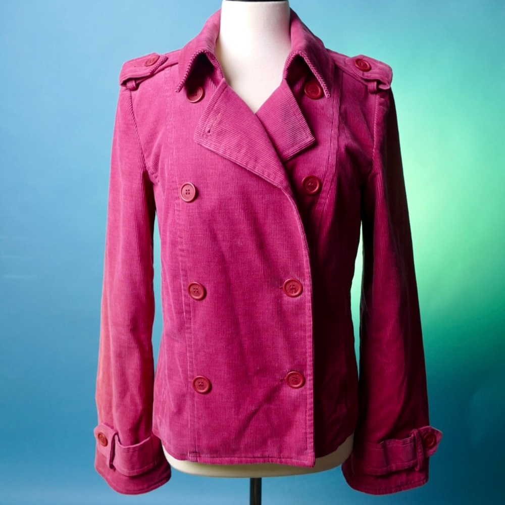 Juicy Couture Corduroy Double Breasted Blazer